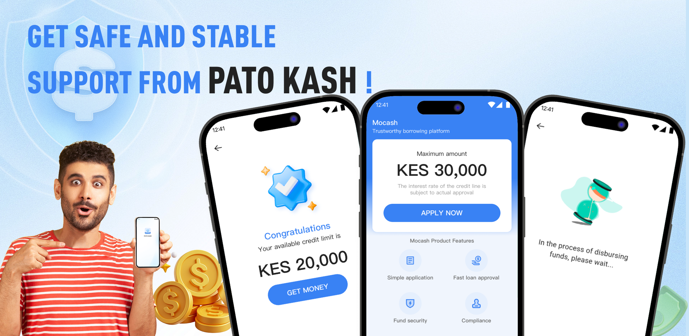 Pato Kash Mobile App - Get Safe and Stable Support